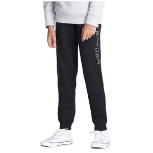 Spyder Youth Boys Black Fleece Lined Jogger Sweat Pant Large (14/16) NWT